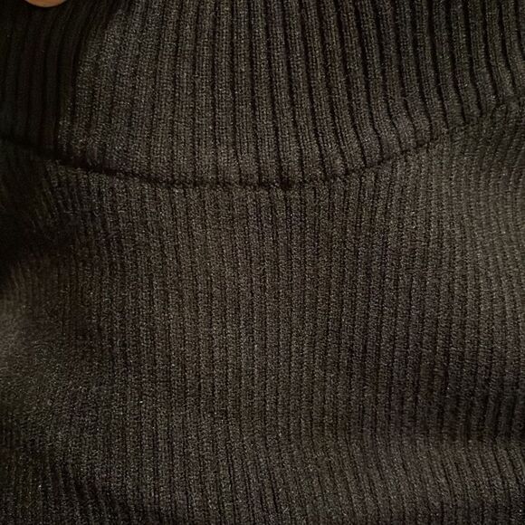 Bailey 44 Black Releve Strappy Open Back Bodycon Knit Cap Sleeve Dress Sz M - Picture 6 of 9